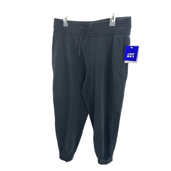 JoyLab Womens Size XL Black 7/8 Jogger Pants High Rise Athleisure Sweatpants - Picture 1 of 7
